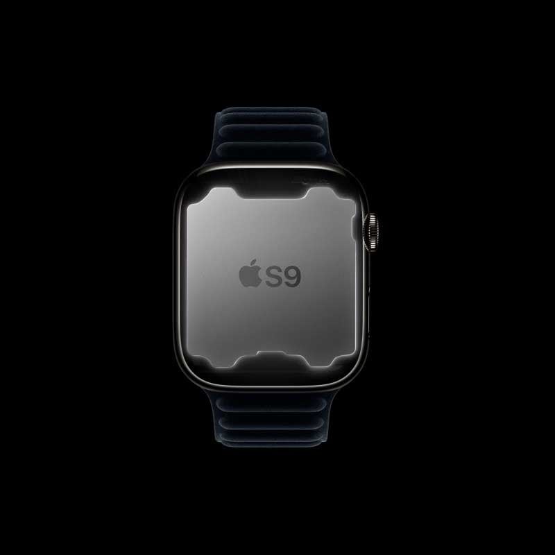 APPLE Watch Series 9, GPS + Cellular, 45mm Midnight Aluminium Case